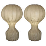 Pair of Gatto Table Lamps by Castiglioni