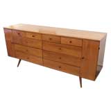 Large Paul McCobb Maple Chest with 20 Drawers