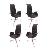 Group of 4 Highback Bird Chairs by Fabricius and Kastholm