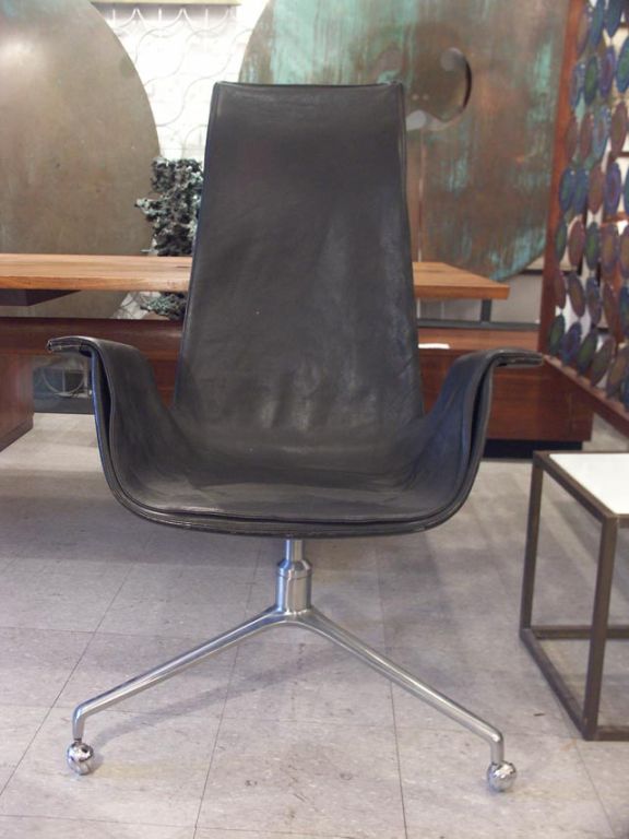 Group of 4 Highback Bird Chairs by Fabricius and Kastholm