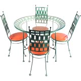 Vintage Outstanding Garden Dining Set Attributed to Salterini