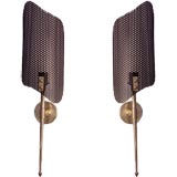 Pair of Attractive Sconce Lights by Jacques Biny
