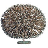 A Lovely Patinated Bronze Bush by Harry Bertoia