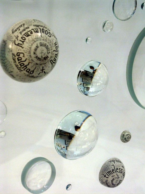 Large Optical Disc Sculpture by Mary Bauermeister (b.1936)
