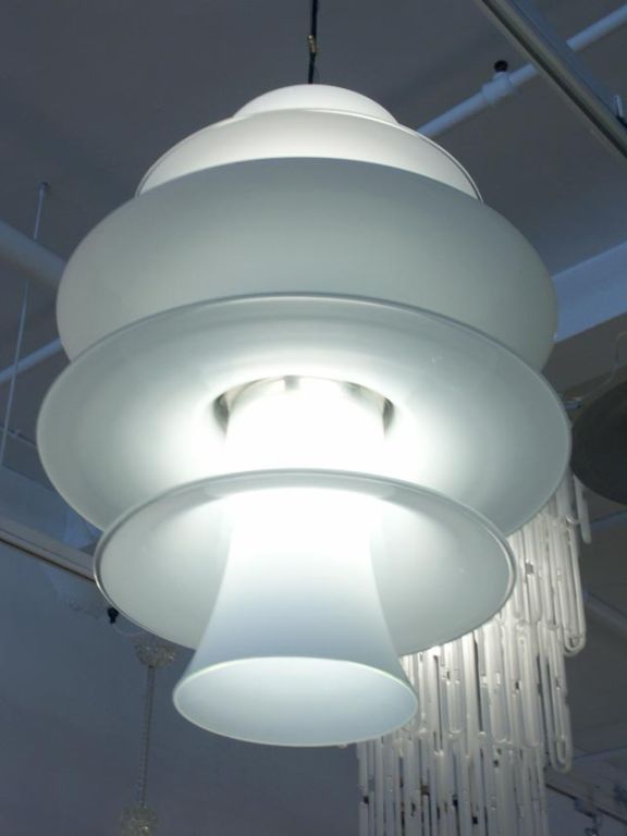 Incredible Italian Trumpet Form Chandelier