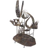 Incredible Paul Evans Brutal Sculpture