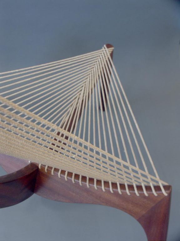 A Graceful Harp Chair by Jorgen Hovelskov 3