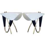 Vintage Stylish Pair of Italian Desk Lamps