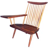 A One Arm Low Lounge Chair by George Nakashima