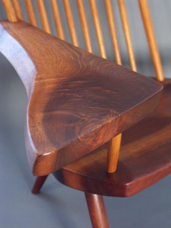 20th Century A One Arm Low Lounge Chair by George Nakashima