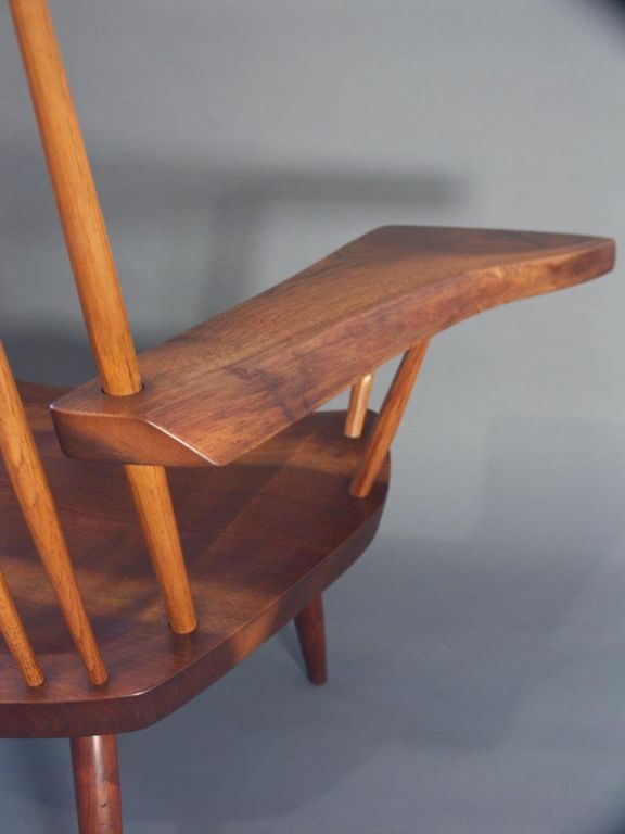 A One Arm Low Lounge Chair by George Nakashima 1