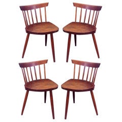 Set of 4 George Nakashima Mira Chairs