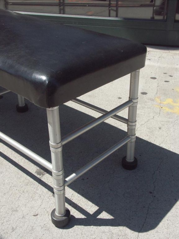 Large Machine Age Bench by Warren McArthur