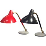 Italian Articulating Black Desk Lamp
