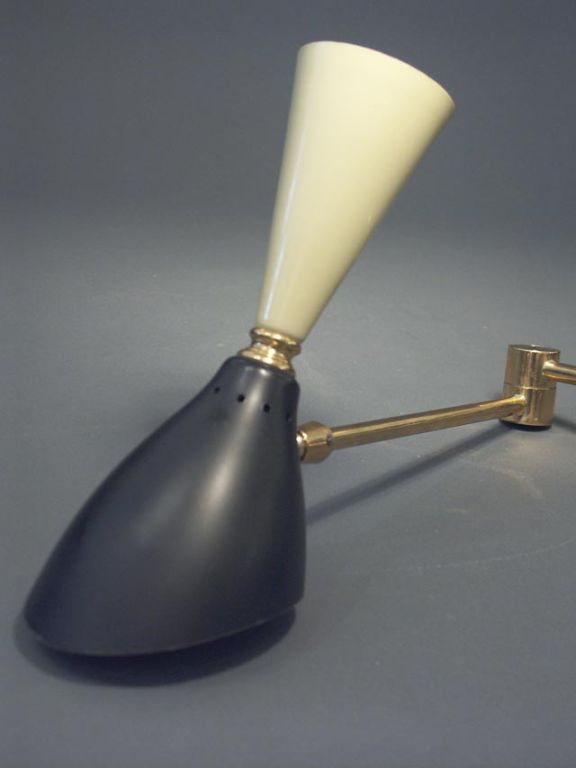 A Dynamic Italian Articulating Wall Sconce