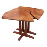 A Stunning Walnut Free Edge Table by George Nakashima