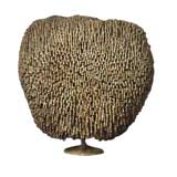 A Dense Patinated Copper Bush by Harry Bertoia