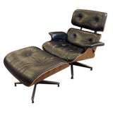 Charles and Ray Eames Rosewood Lounge Chair and Ottoman