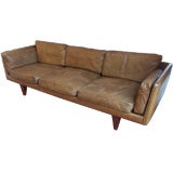 A Lovely Leather Sofa by Illum Wikkelso