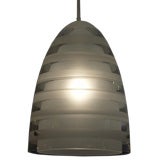A Frosted Glass Pendant Lamp by Louise Campbell
