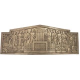 Recasting of a Classic Machine Age Plaque 1
