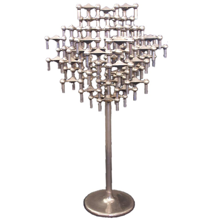 Rare Nagel Floor Standing Candelabra