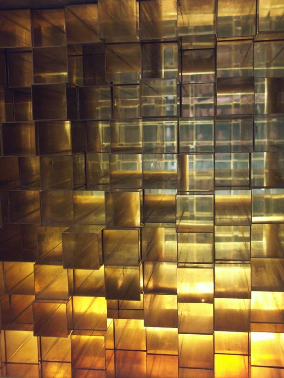 20th Century Fantastic Illuminated Cube sculpture by Aiko Miyawaki