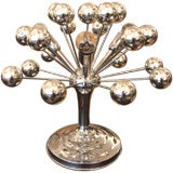 Fantastical Chrome Italian Sputnik Table Lamp