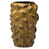 An Amazing Butterscotch Glazed Budding Vase by Axel Salto