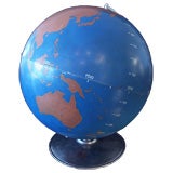 Vintage Awesome Industrial Globe of the World