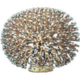An Outstanding Patinated Copper Bush Sculpture by Harry Bertoia