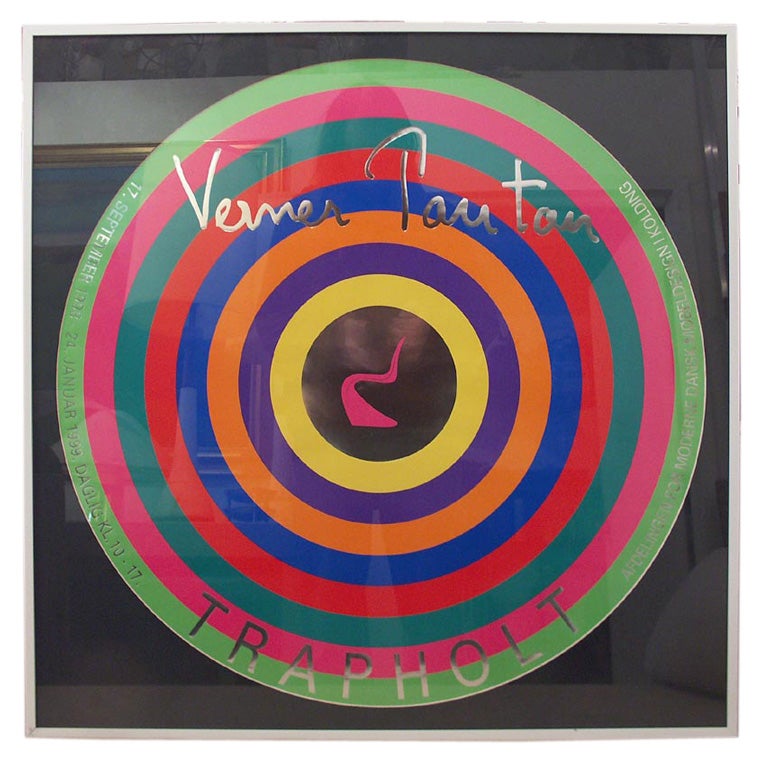 Verner Panton Exhibition Poster, Trapholt Museum 1999 at 1stDibs | verner panton verner panton verner panton trapholt plakat