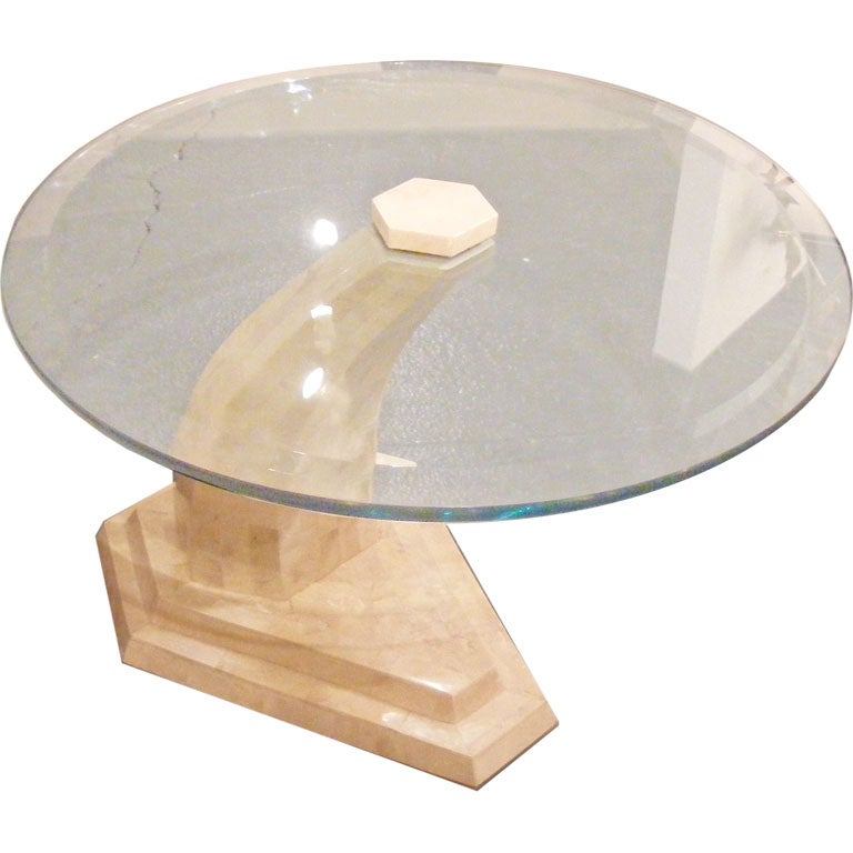 Fossil Stone Side Table