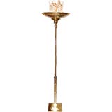 Brass Lightolier Floor Lamp