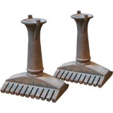 Furnace nozzle candle holders
