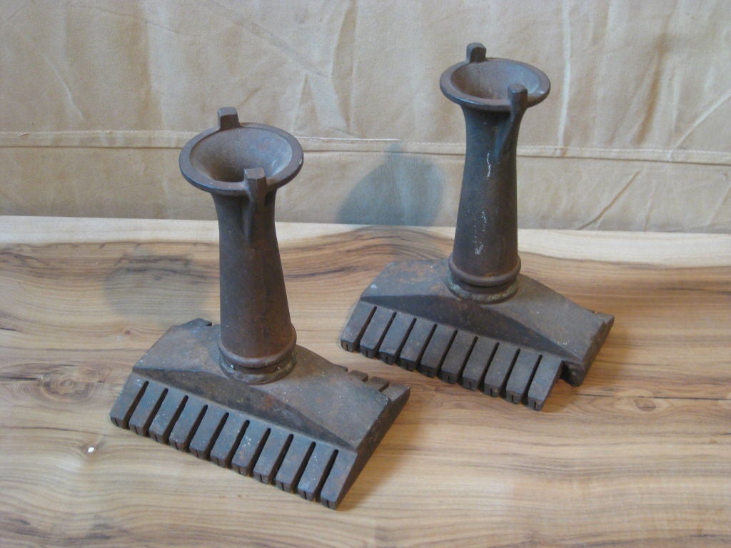 Furnace nozzle candle holders