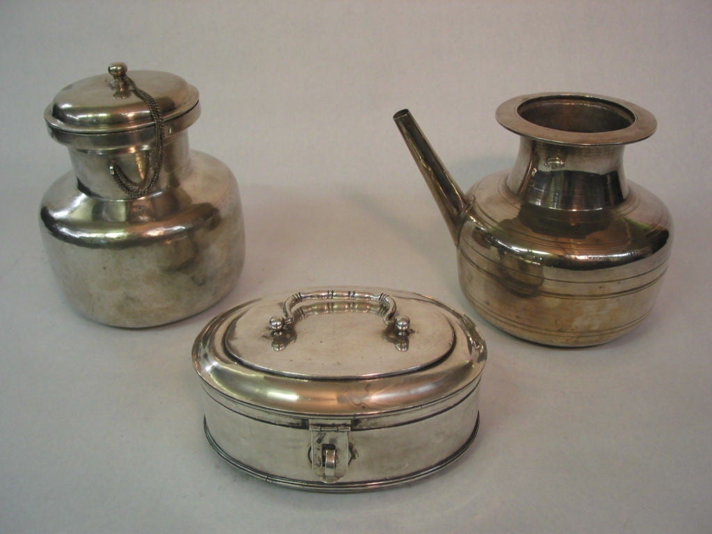 Group Of Raj Period Silverware