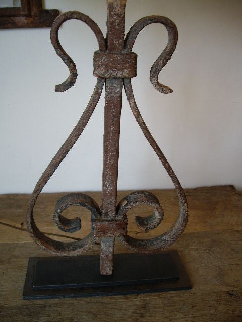 Pair of Iron Table Lamps