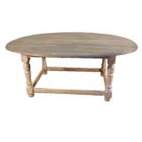 Oval Belgian Oak Dining Table