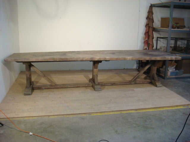 Long Trestle Table