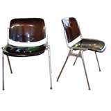 Pair of Castelli Stacking Chairs