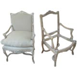 Pair of Regence Period Arm Chairs