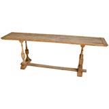 Oak Console Table