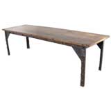 Iron & Wood Dining Table