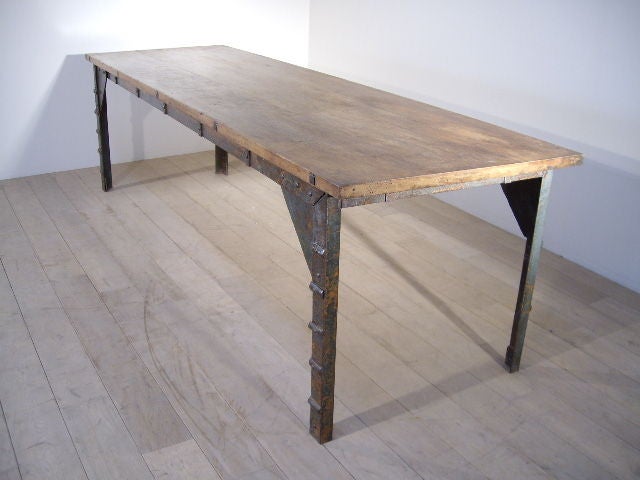 Iron & Wood Dining Table