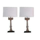 Pair of Iron Lamps