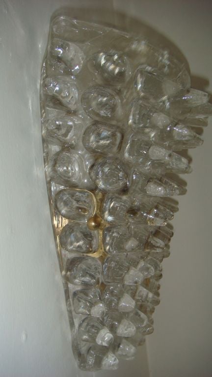 20th Century Pair of Glass sconces