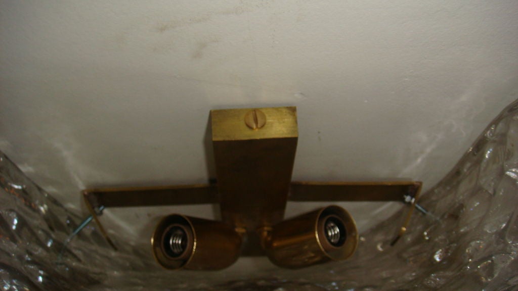 Pair of Glass sconces 4
