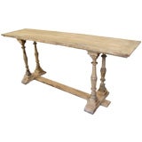 Bleached Oak Console Bleached Oak Console