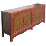 Antique Large Mongolian Sideboard, 19th Century